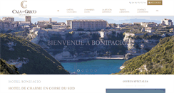 Desktop Screenshot of hotel-caladigreco.com